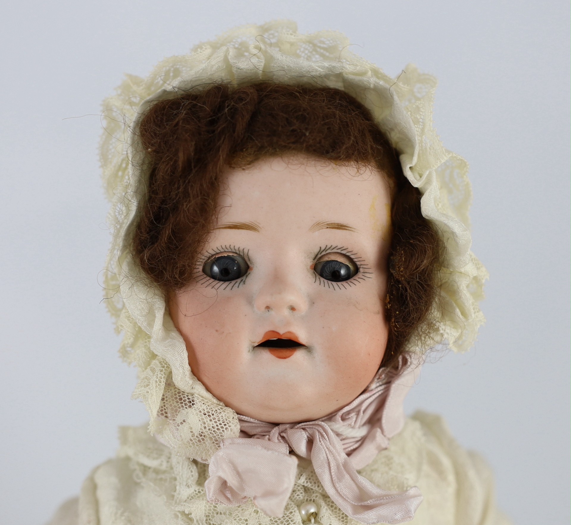 A Max Oscar Arnold Welsch bisque doll, German, circa 1920